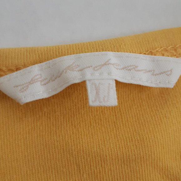 French Connection Logo Mustard Yellow T shirt - Picture 3 of 6